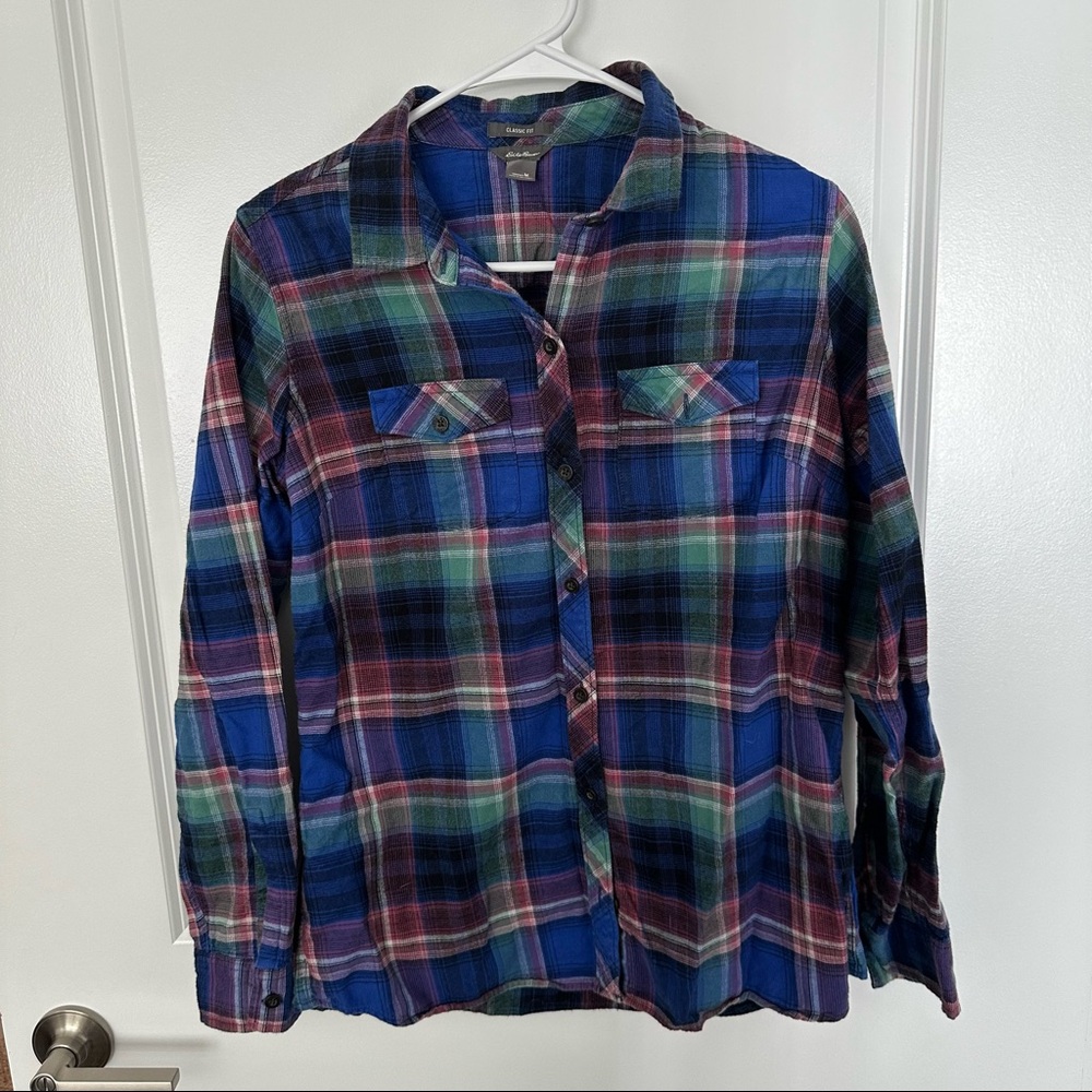 Eddie Bauer Flannel Button down shirt